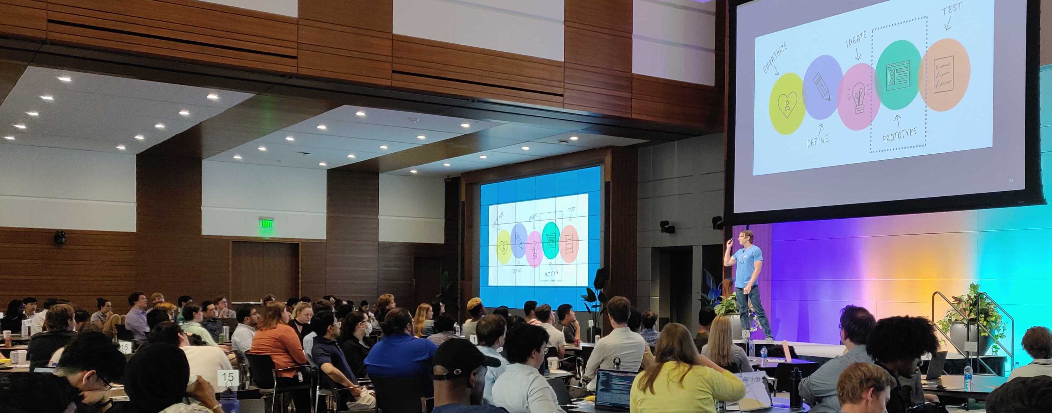 Scott presenting at a conference